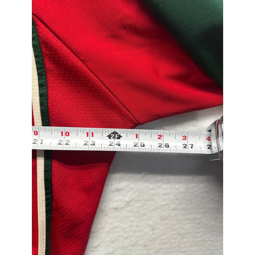 NFL Red and Green V-Neck Sweatshirt - Picture 7 of 11
